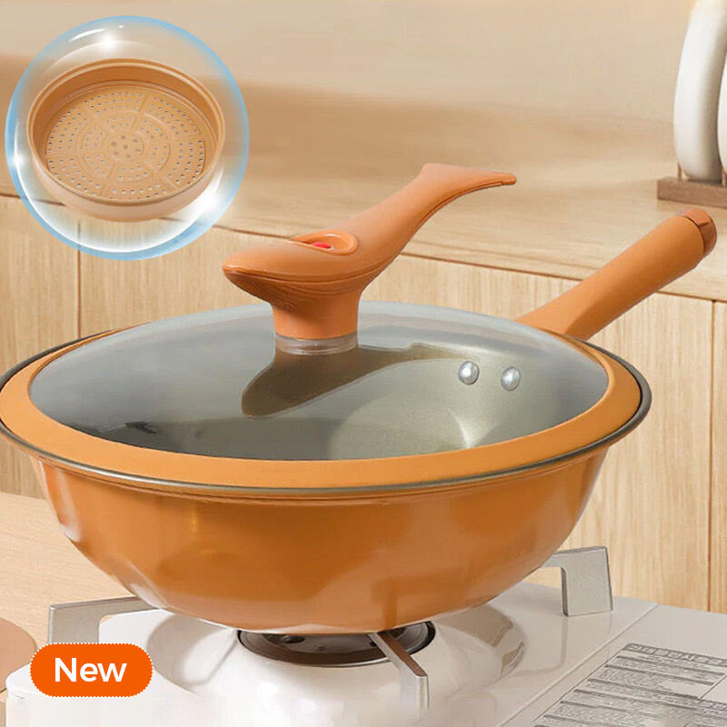 SteamMaster | Multi-Purpose Non-Stick Wok with Steamer