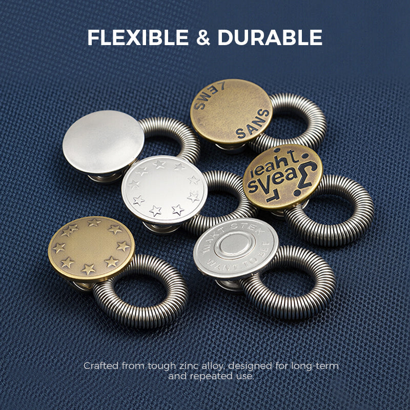 WaistPro – Metal Adjustable Button for Jeans