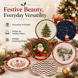 MerryTable – Festive Christmas Plate Collection