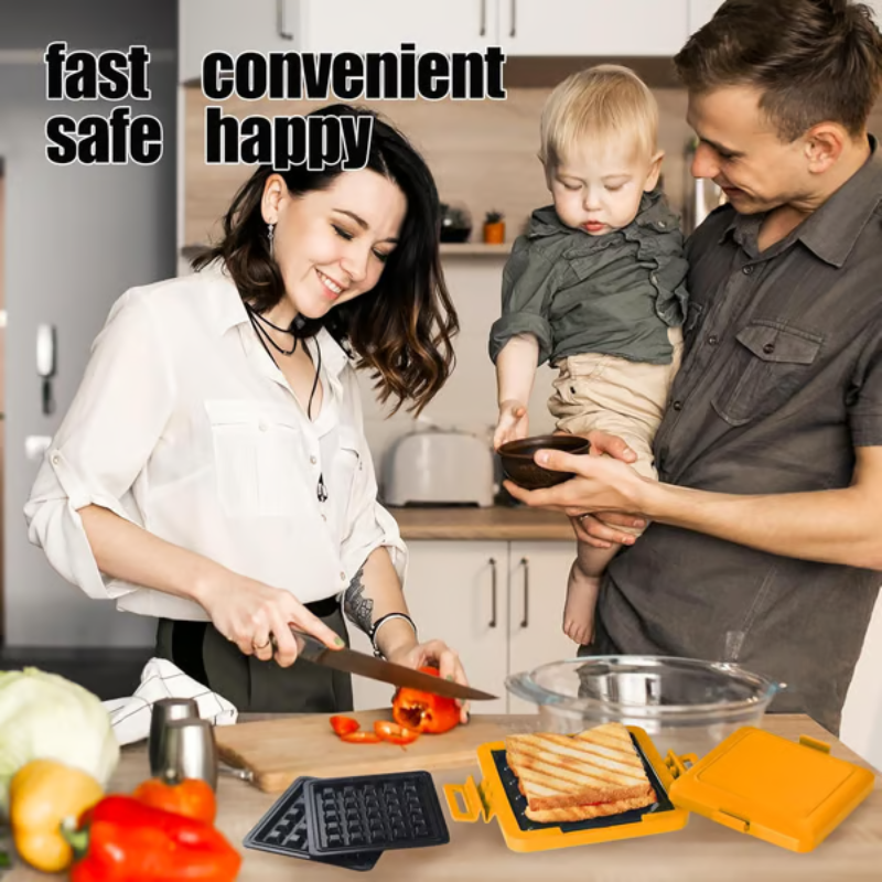 CrispMate – Microwave Toastie Sandwich Maker