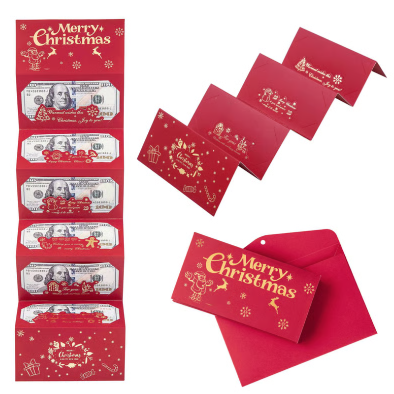 FestivaFold – Luxury Christmas Cash Gift Envelope