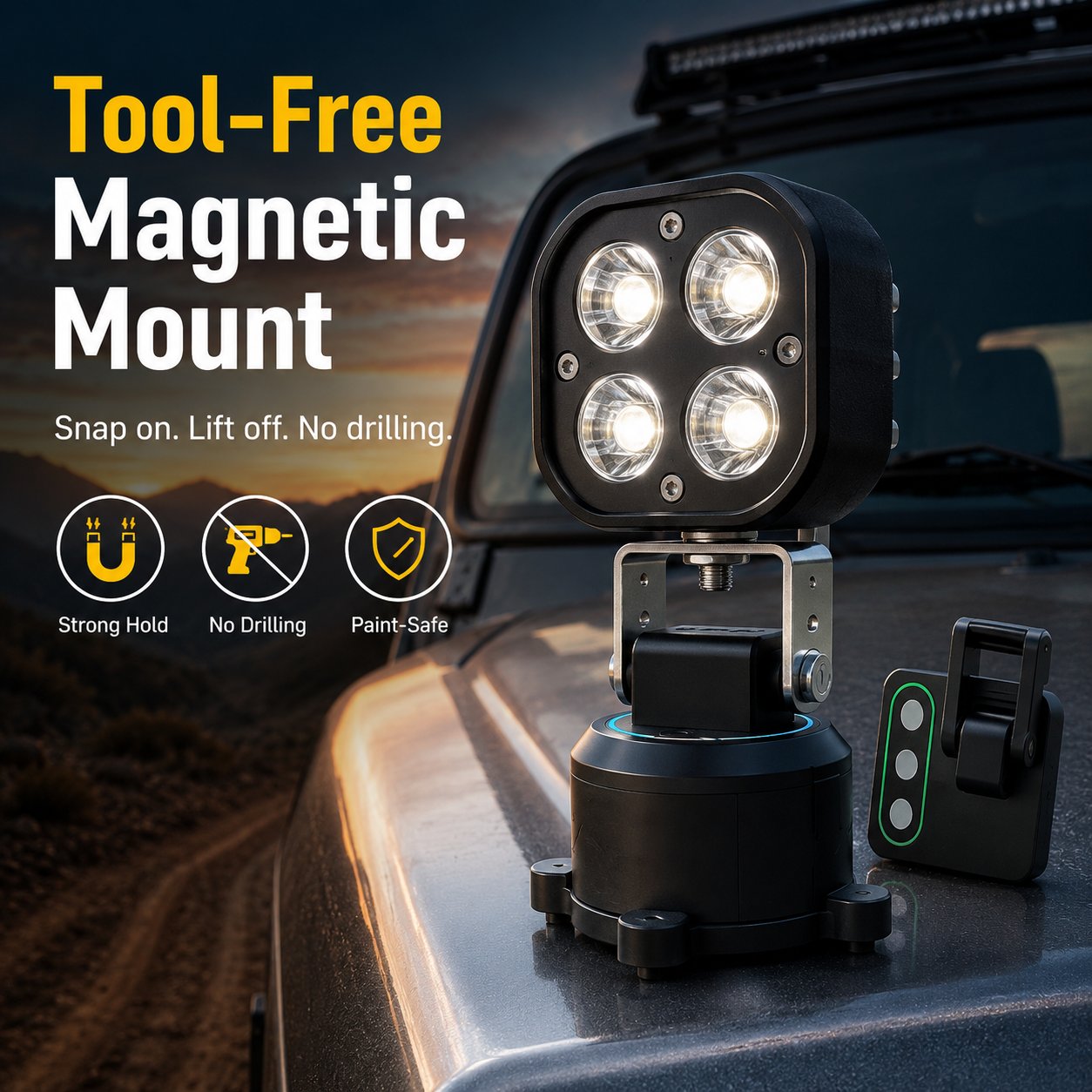 TrailGlow – Omni-Directional Magnetic LED Pod Light