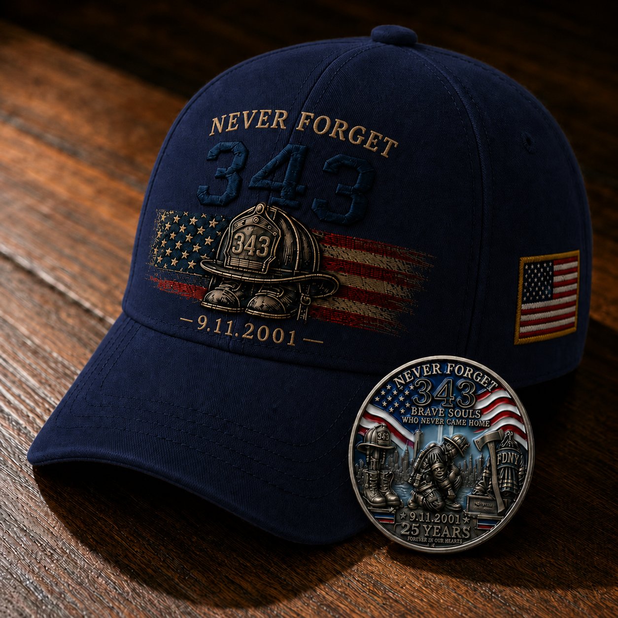 Legacy343 – Never Forget Memorial Cap