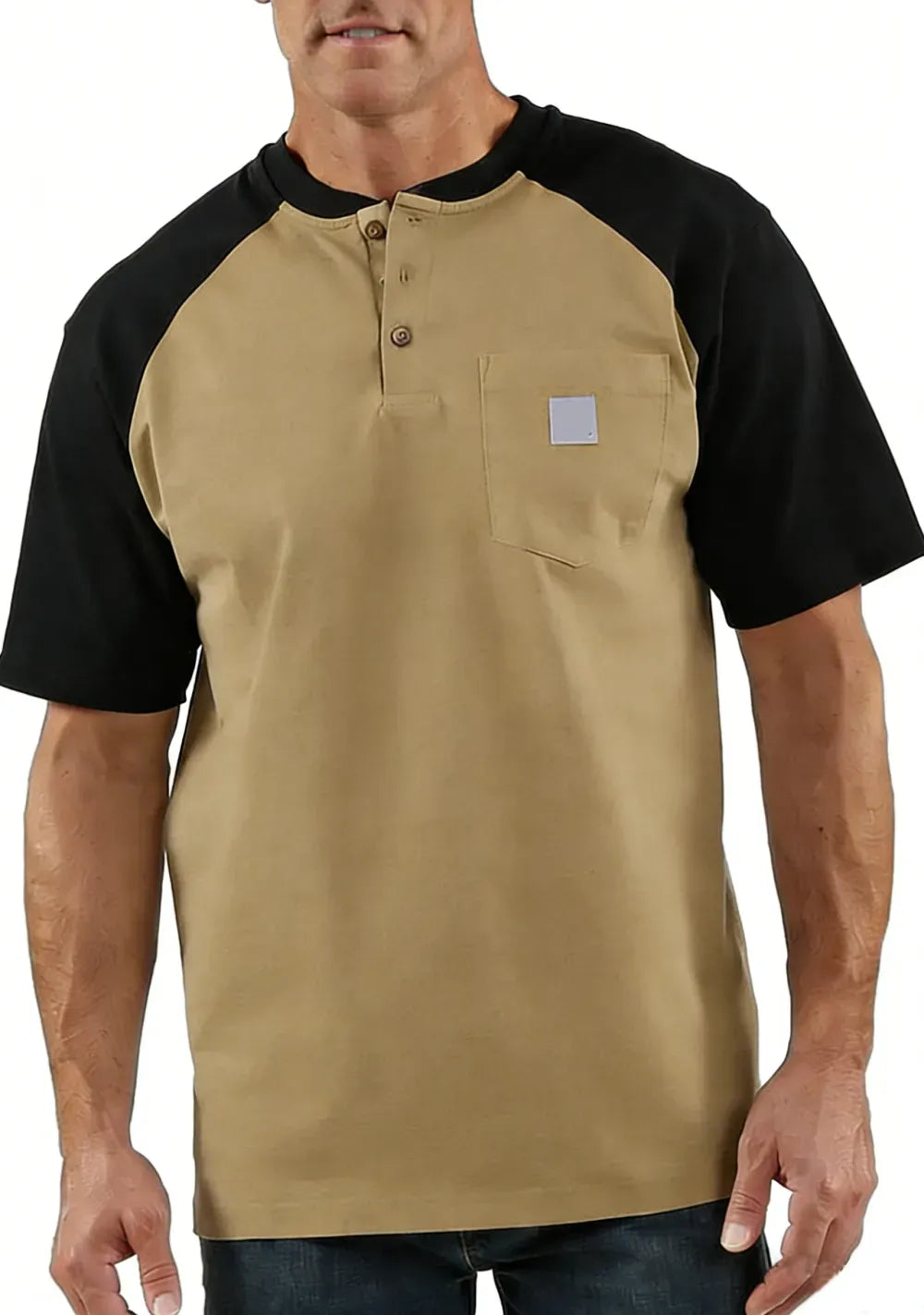 StyleFusion – Premium Color Block Casual Shirt