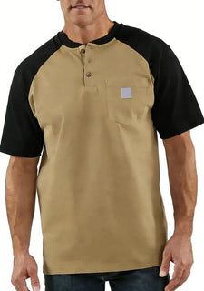 StyleFusion – Premium Color Block Casual Shirt