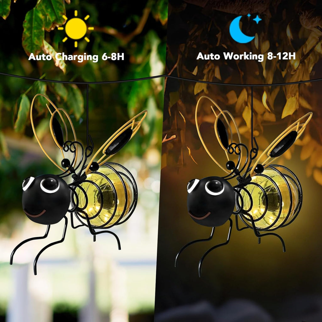 GlowBee – Outdoor Hanging Solar Light
