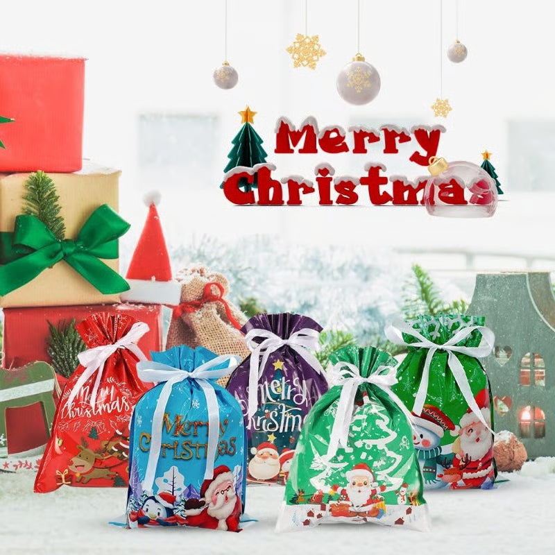 MerryPouch – Christmas Drawstring Gift Bags 🎄