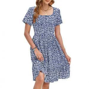 LunaFlora – Elegant Floral Sundress for Women