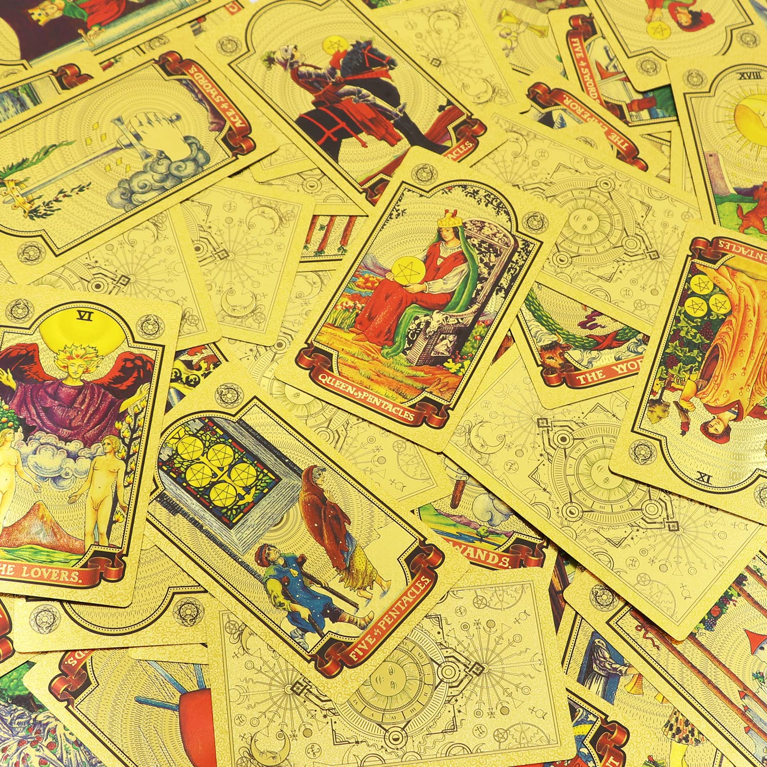 GoldenOracle – Luxury Gold Foil Tarot Deck