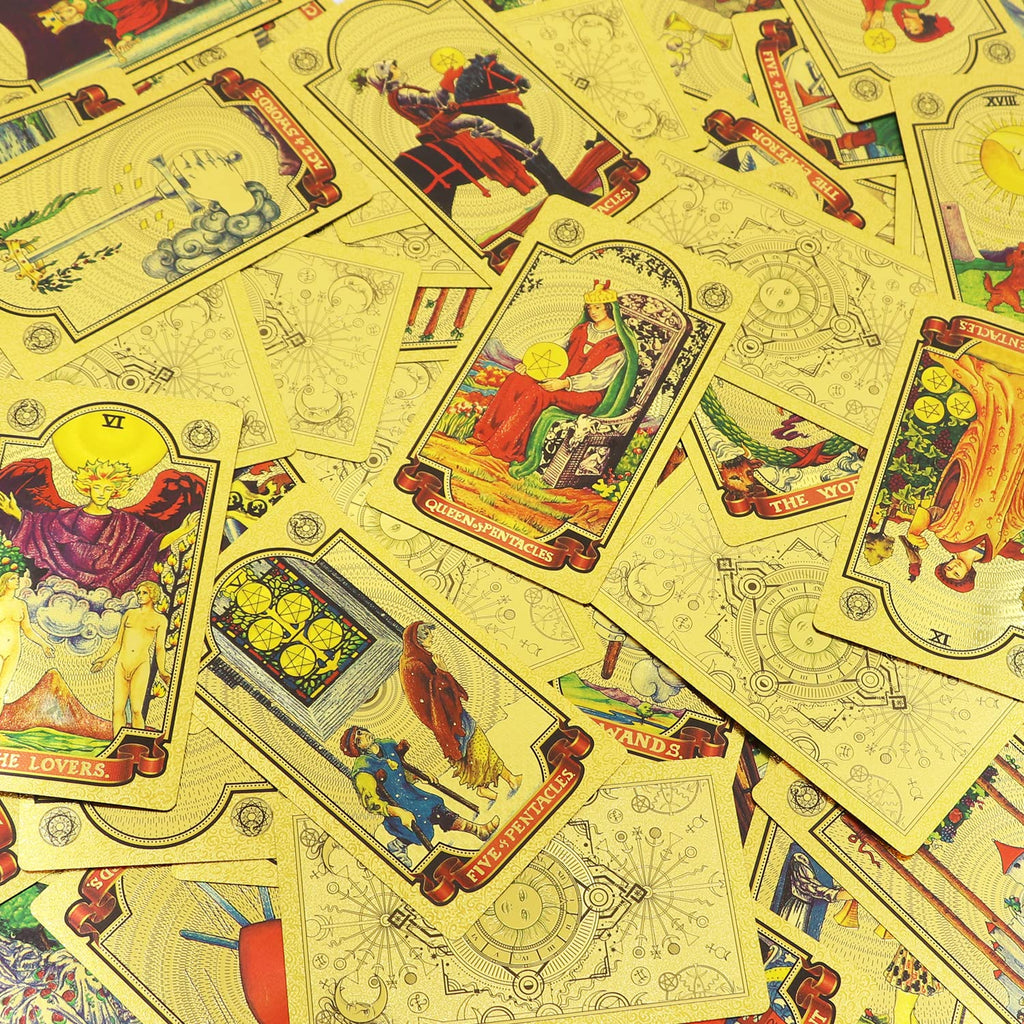 GoldenOracle – Luxury Gold Foil Tarot Deck