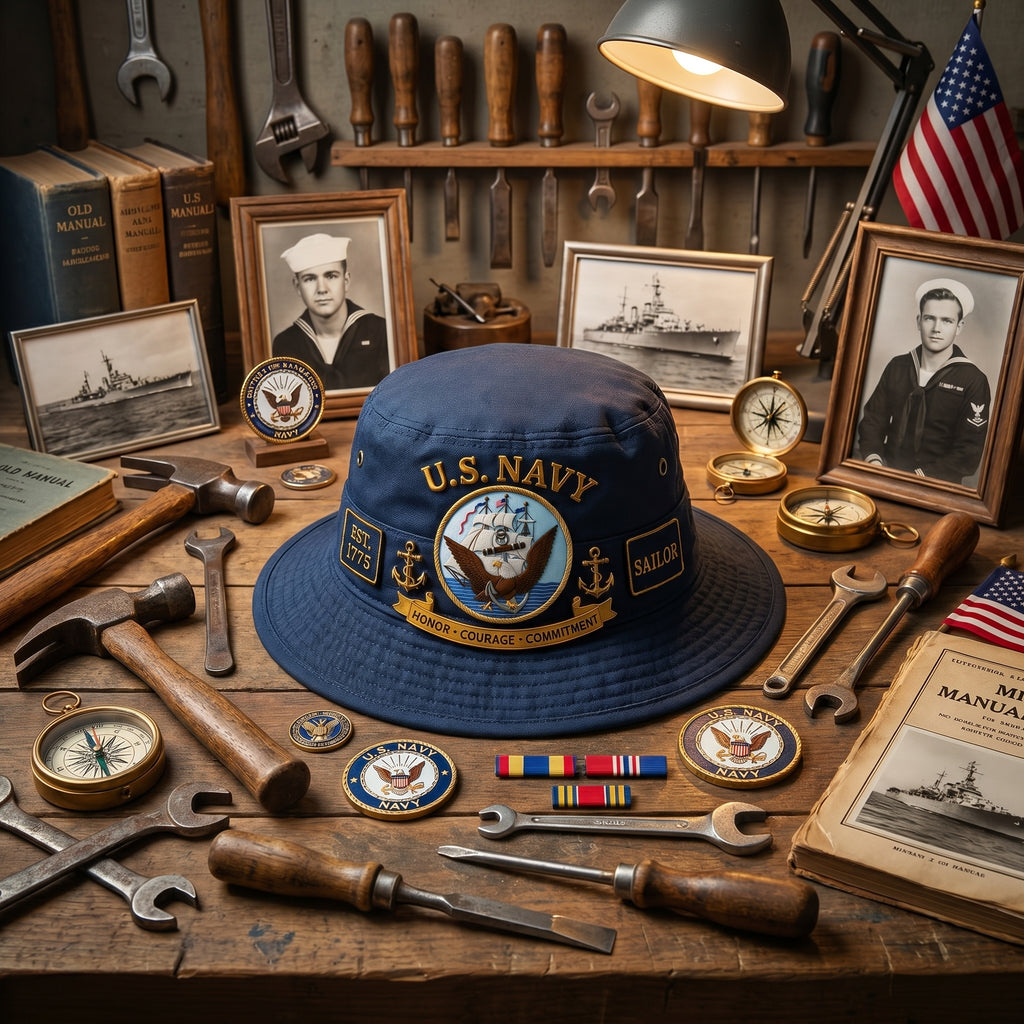U.S. Navy Veteran Boonie Hat — A Sailor Once, A Sailor Always