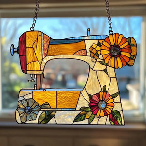 SewGleam – Vintage Sewing Machine Suncatcher