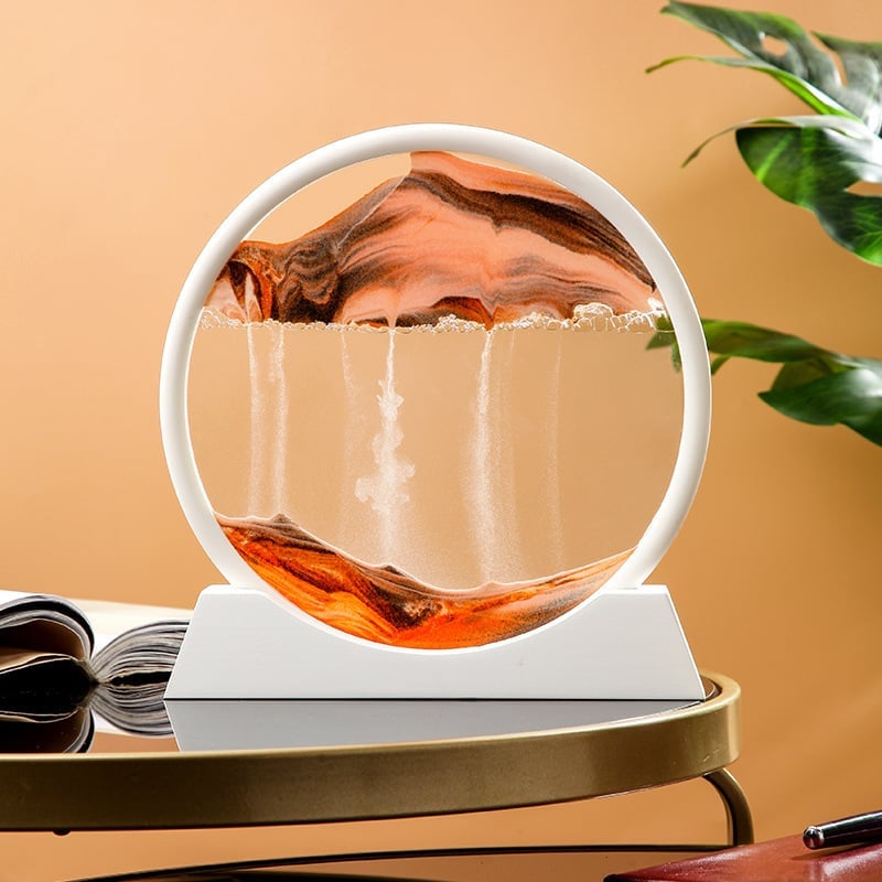 TranquilScape - 3D Sand Motion Hourglass – Relax & Inspire