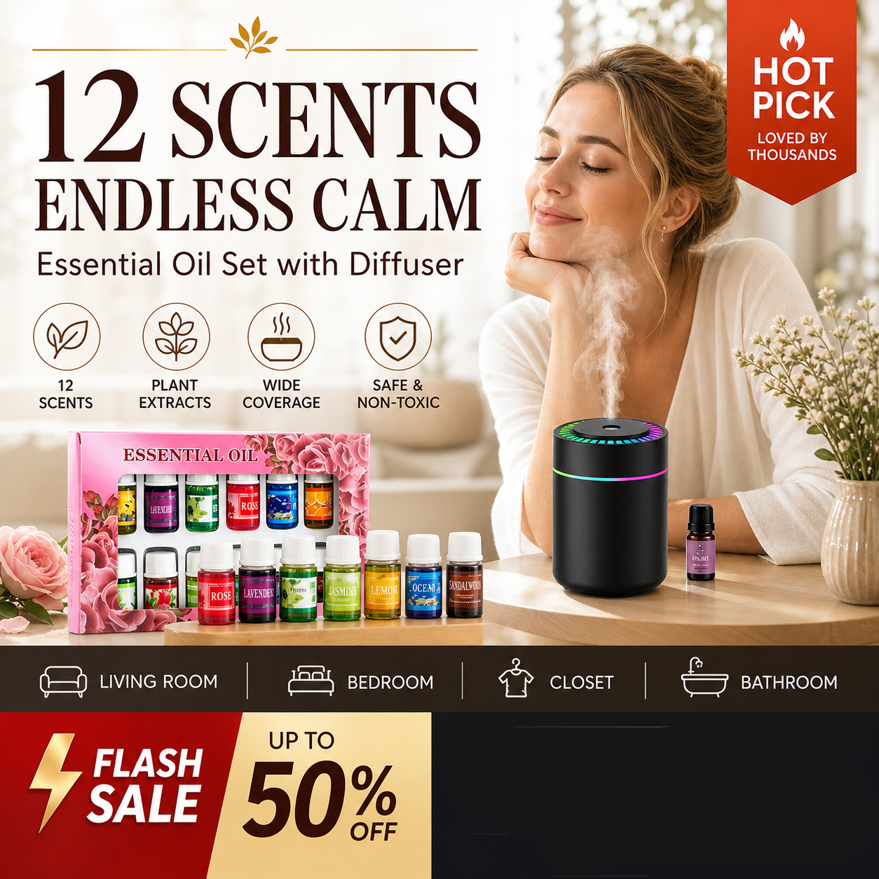 ScentGarden – Multi Scent Water Soluble Diffuser Oil Collection