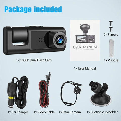UltraSight – Car Dashcam 1080P HD Night Vision WiFi