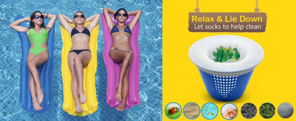 SkimGuard - Pool Hair & Debris Trap Socks