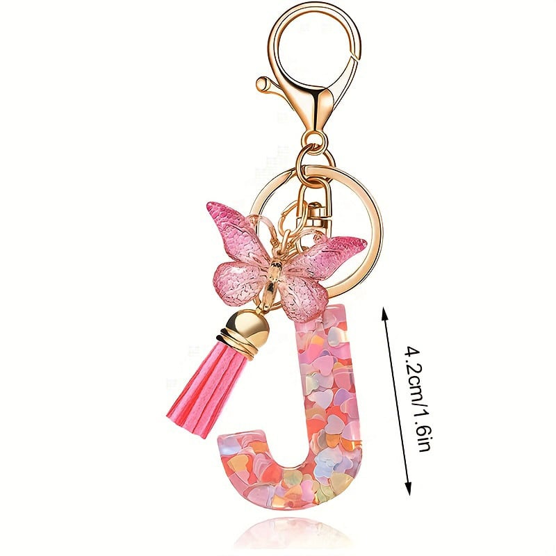 CharmKey – Personalized Initial Letter Keychain