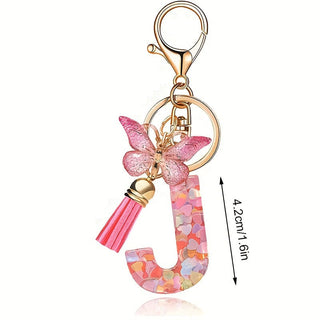 CharmKey – Personalized Initial Letter Keychain
