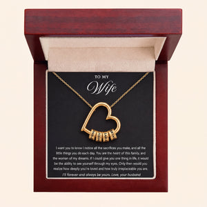 HeartLegacy – Personalized Family Love Necklace