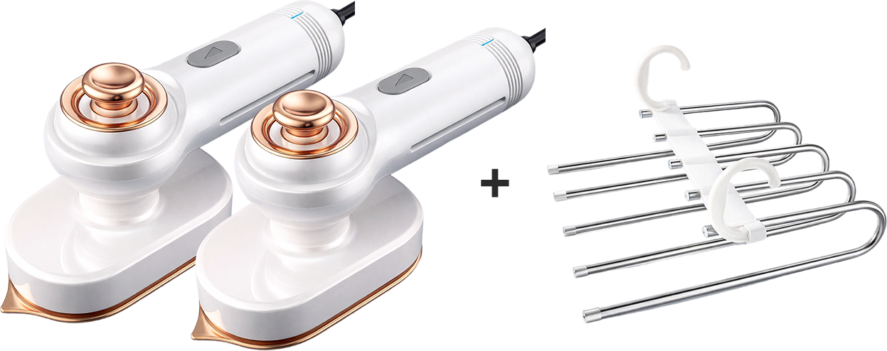 IronFlow – Rapid Heat 2-in-1 Clothes Steamer