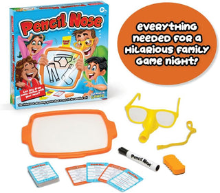 Pencil Nose Board Games for Family Night - The Ultimate Drawing Game - Kids Games, Family Game, Multi-Player, Party Game - Ages 8+