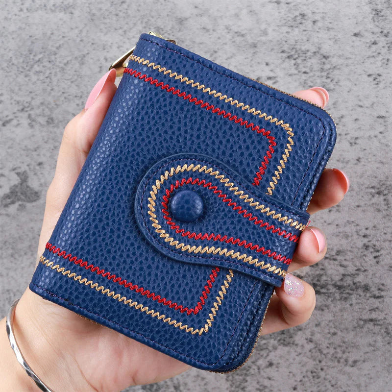 ThreadBloom – Embroidered Coin Purse
