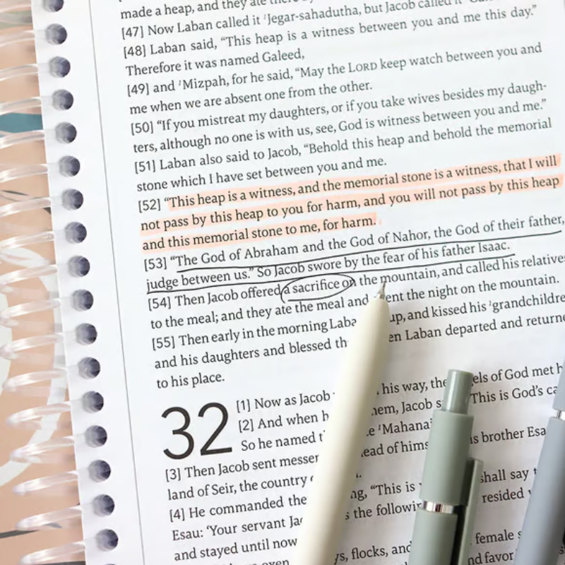 A Year in the Bible – 52-Week Study Hardcover Book