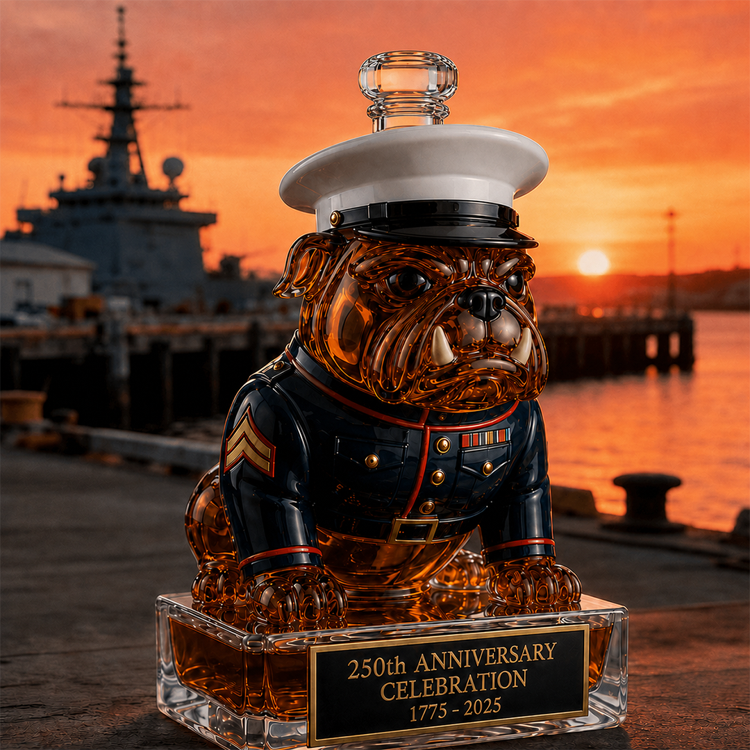 RegalBar  – Decorative Bulldog Liquor Decanter Set