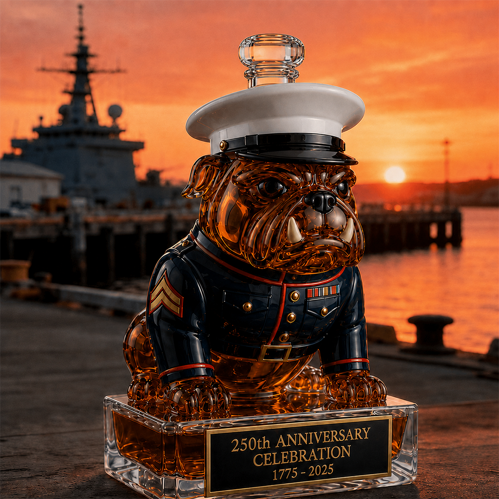 RegalBar  – Decorative Bulldog Liquor Decanter Set