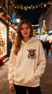 PlushPastures - Cow Print Hoodie