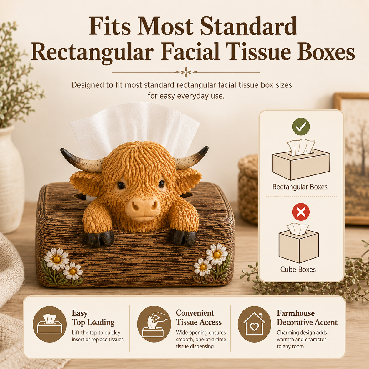 MooHaven – Cute Highland Cow Farmhouse Décor