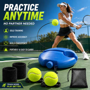 RallyCore – Solo Tennis Rebound Trainer Set