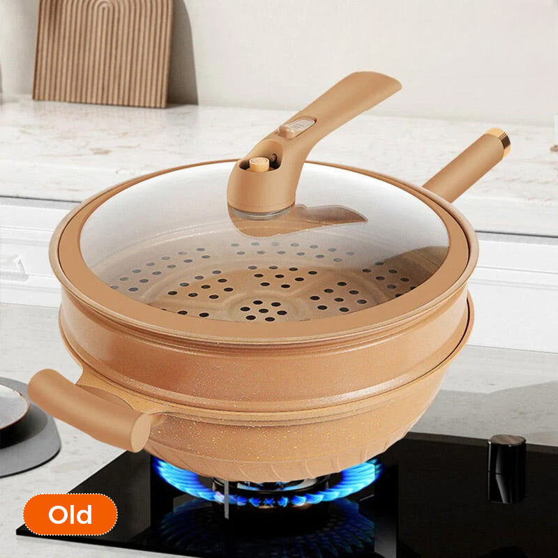 SteamMaster | Multi-Purpose Non-Stick Wok with Steamer