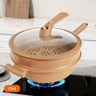 SteamMaster | Multi-Purpose Non-Stick Wok with Steamer