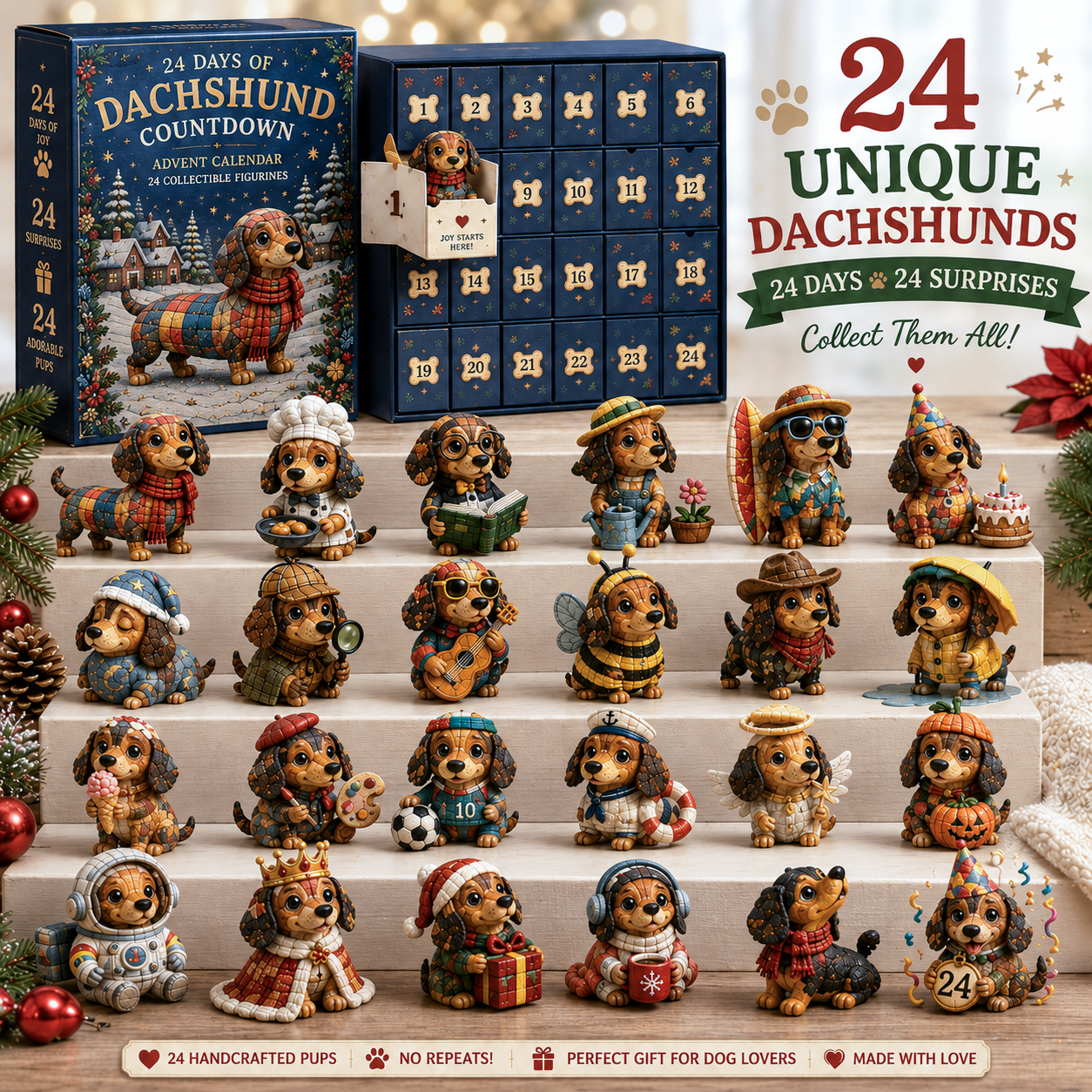 FrenchieJoy – 24-Day French Bulldog Advent Calendar