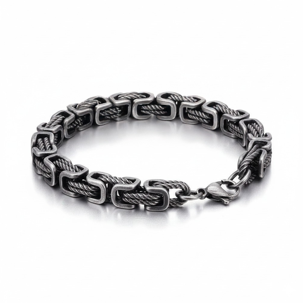SteelForge – 316L Braided Stainless Steel Bracelet