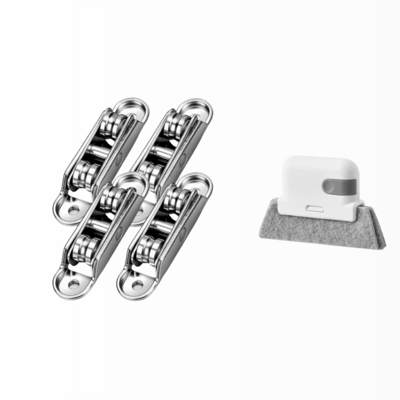 GlideEase Pulley – Premium Zinc Alloy PVC Window Rollers