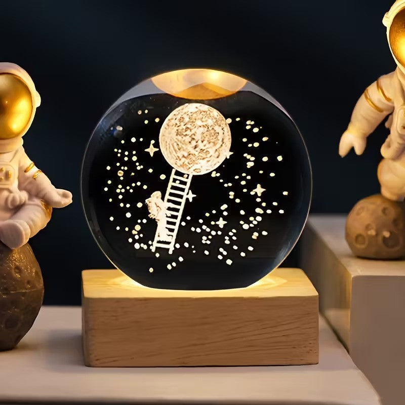 CelestiaGlow – Luminous Cosmic Sphere Decor