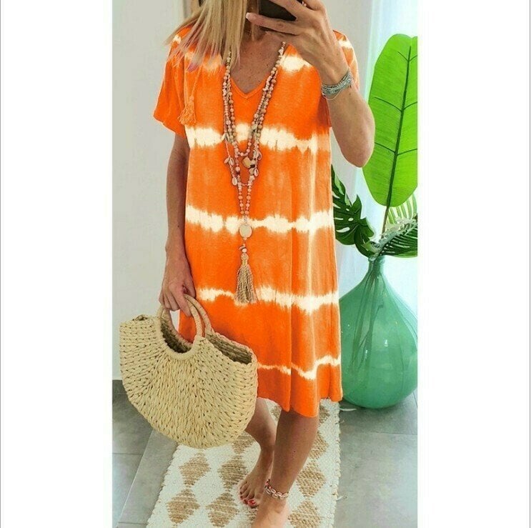 Freya - Women's Relaxed Bohemian Summer Dress