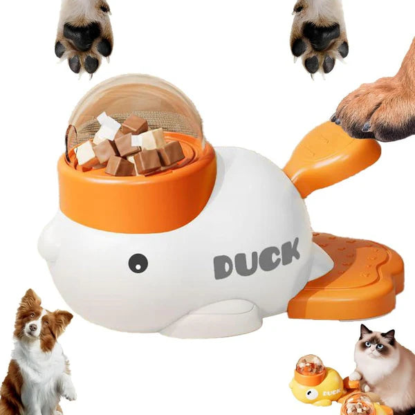 QuackPaws – Interactive Duck Slow Feeder for Cats