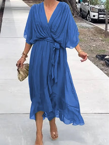GraceVee | Timeless V-Neck Fashion Dress