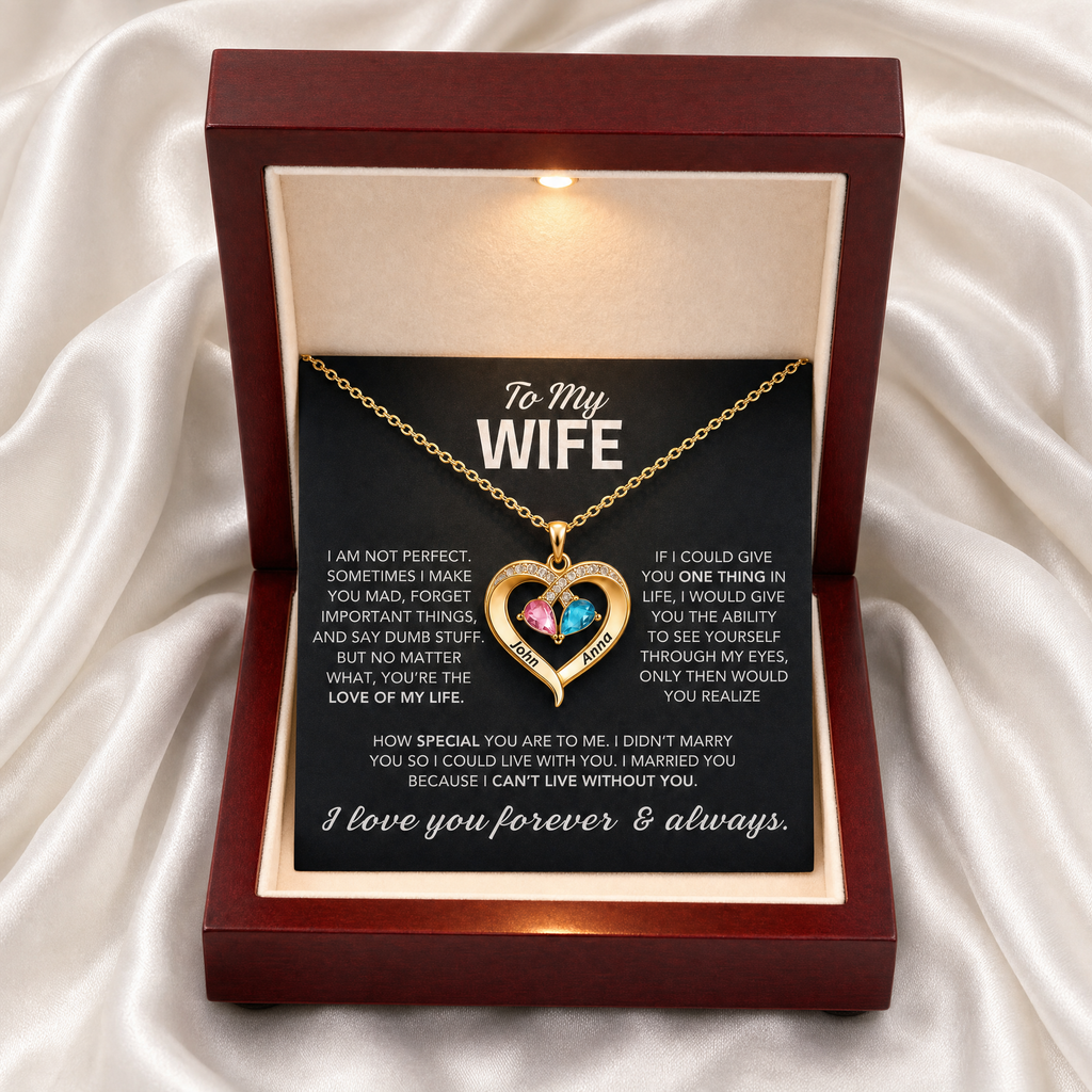 ForeverCharm – Custom Birthstone Keepsake Necklace