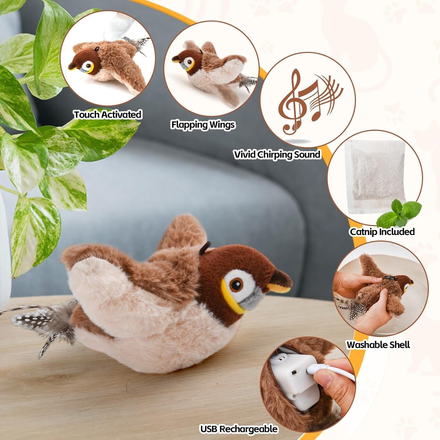 ChirpBuddy – Interactive Bird Toy for Cats