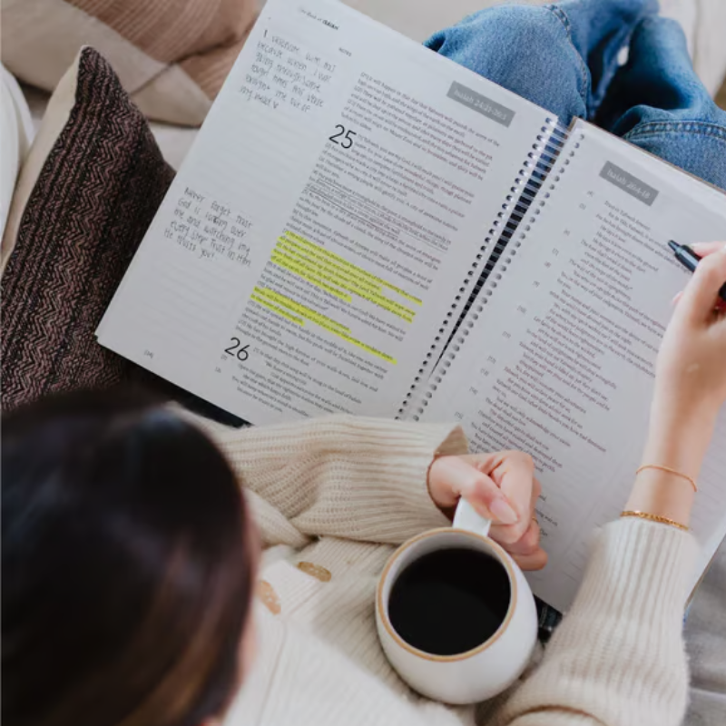 A Year in the Bible – 52-Week Study Hardcover Book