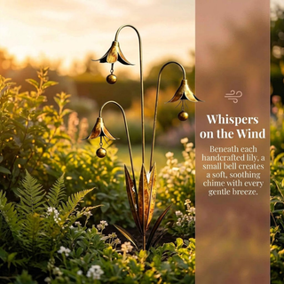 WhisperLily – Garden Bell Stake