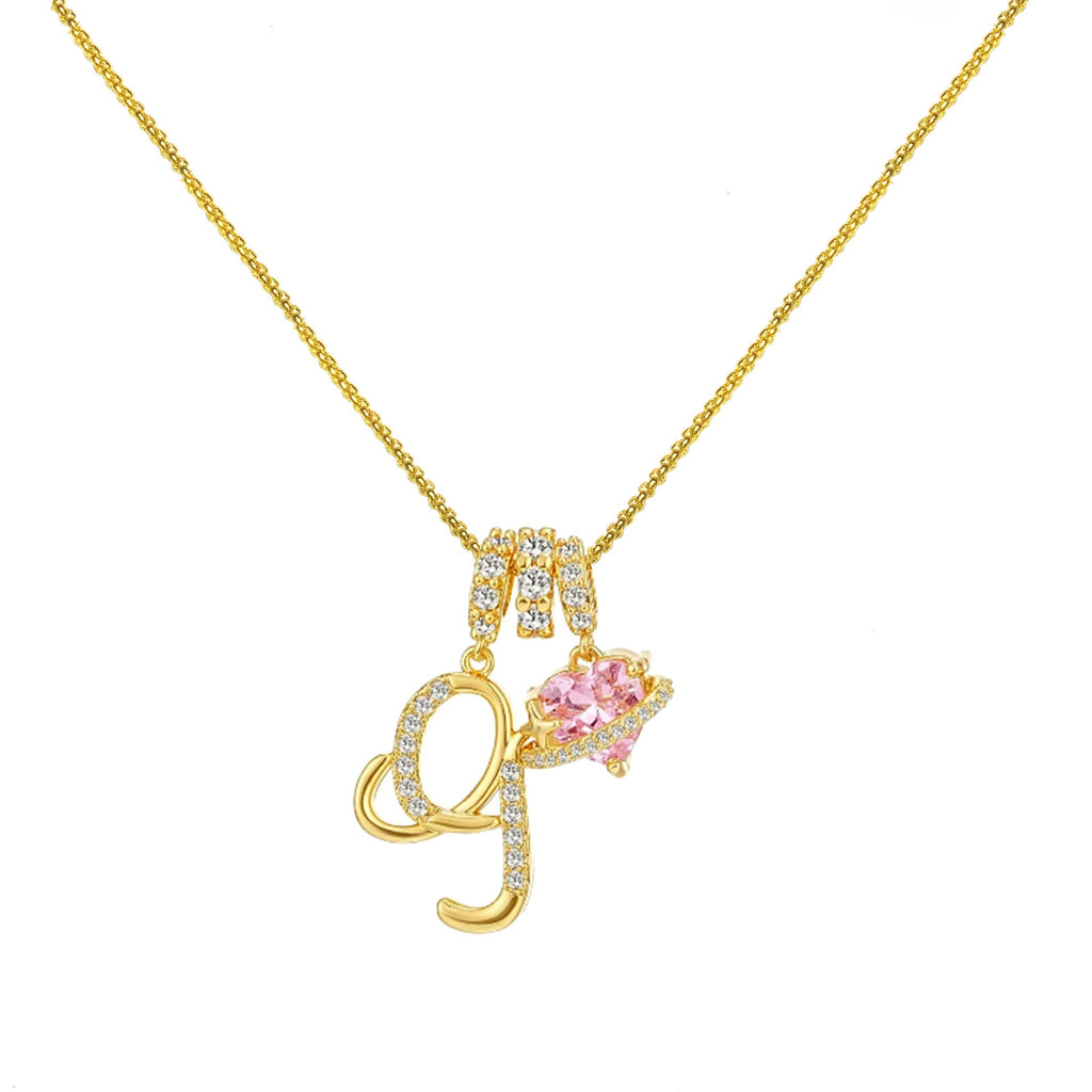 InitialGlow – Personalized Letter Necklace