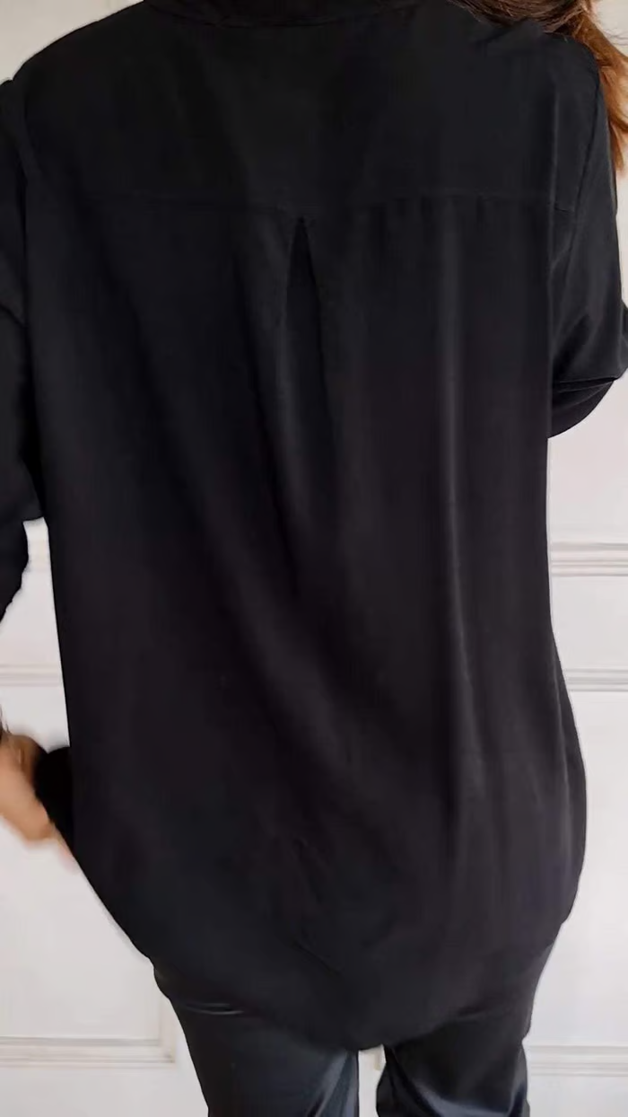 SparkleFlare | Stylish V-Neck Casual Top