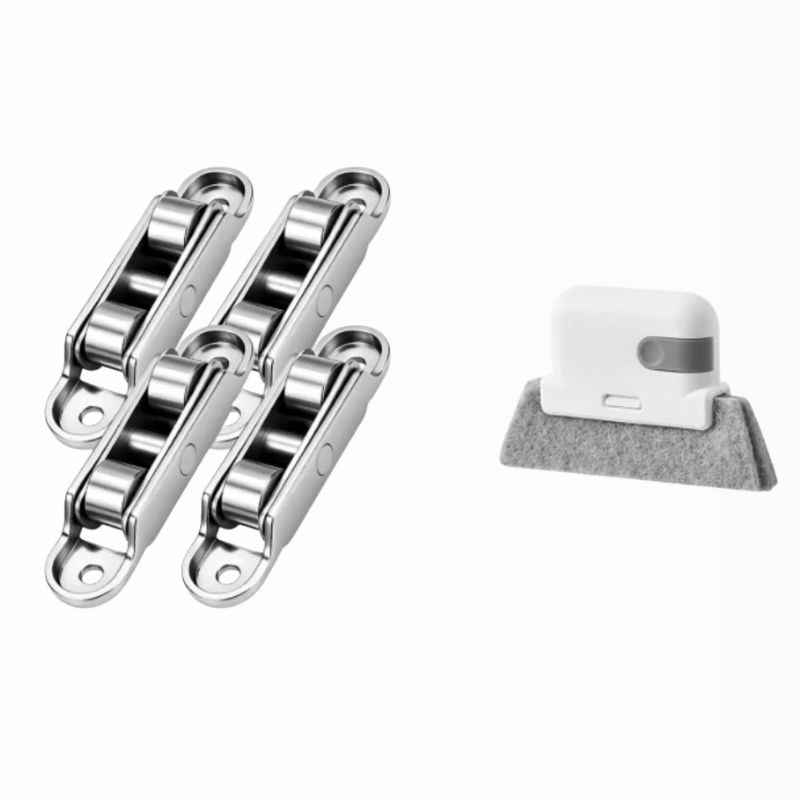 GlideEase Pulley – Premium Zinc Alloy PVC Window Rollers
