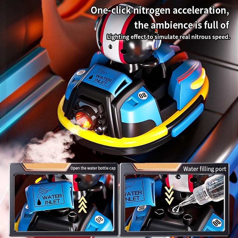 Bumper Cars Two-Player Racing Game-2.4 GHz Remote Control Bumper Cars