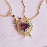 ForeverUs - Romantic Heart Necklace for Loved Ones